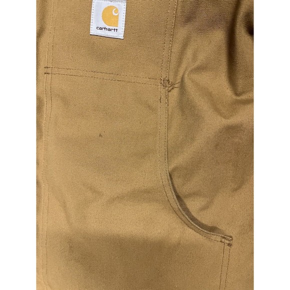 VTG Carhartt Detroit Lined Jacket C03 BRN 3XL(54) Reg Outdoors Coat Made In USA - Picture 9 of 16